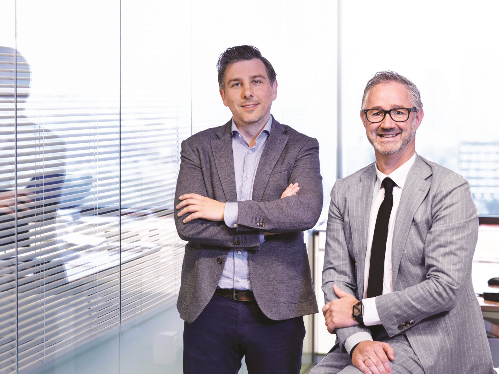 Steven Fitsch (Marketing Manager Benelux) & Frank Heus (Country Director Benelux)