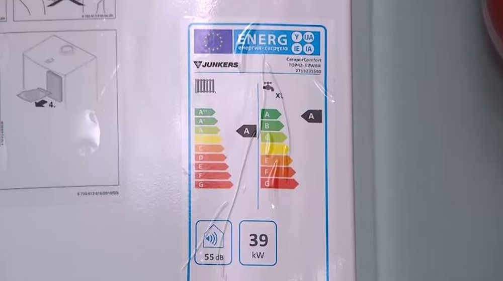 energielabel warmwaterboiler