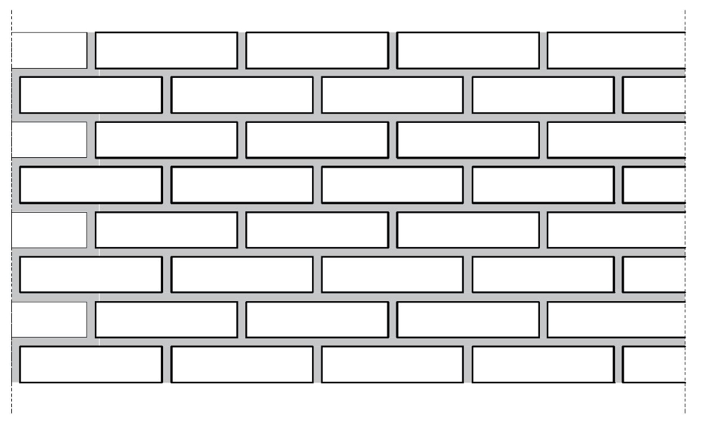 halfsteensverband